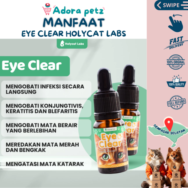 Eye Clear Holycatlabs Obat Mata Anabul Gentamicin 10 ml - Image 3