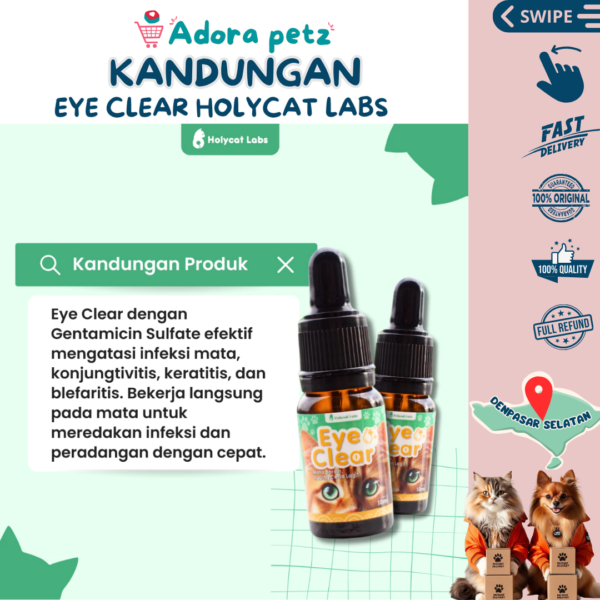 Eye Clear Holycatlabs Obat Mata Anabul Gentamicin 10 ml - Image 4