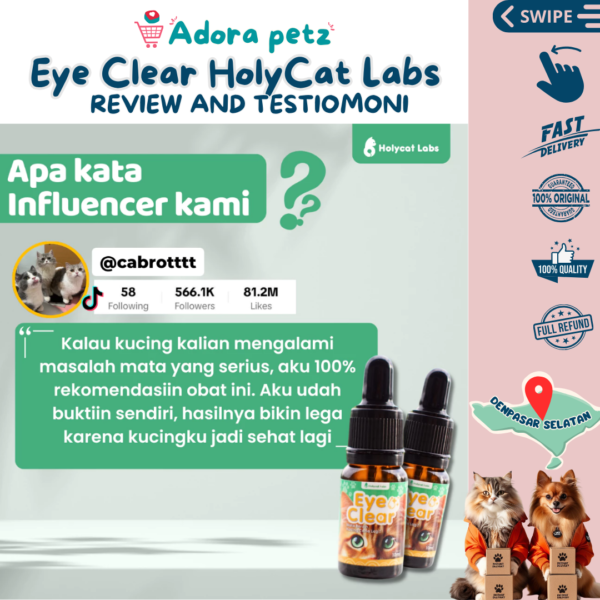 Eye Clear Holycatlabs Obat Mata Anabul Gentamicin 10 ml - Image 6