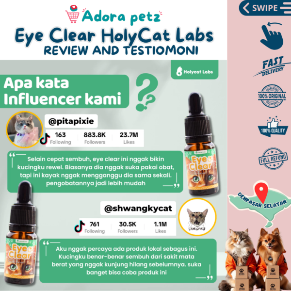 Eye Clear Holycatlabs Obat Mata Anabul Gentamicin 10 ml - Image 7