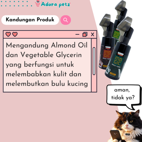 Magic Foam Dry Shampo 100 ml, Kucing Anjing Mandi Tanpa Air - Image 3