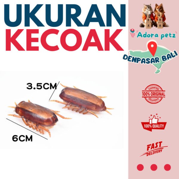 Mainan Bergerak Sendiri – Kecoak, Tikus, Laba-Laba | Vibration Crawling Toy Prank - Image 5