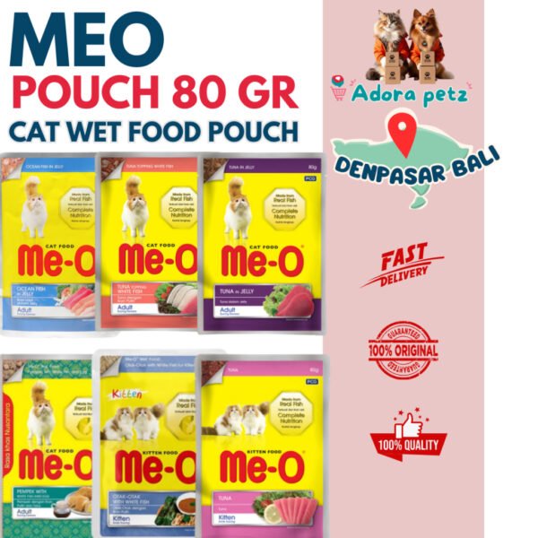 Meo Pouch 80 Gr Makanan Basah Kucing