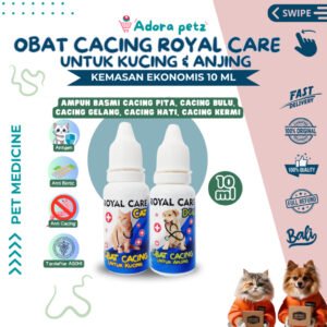 Obat Cacing Royal Care 10 ml Untuk Kucing & Anjing