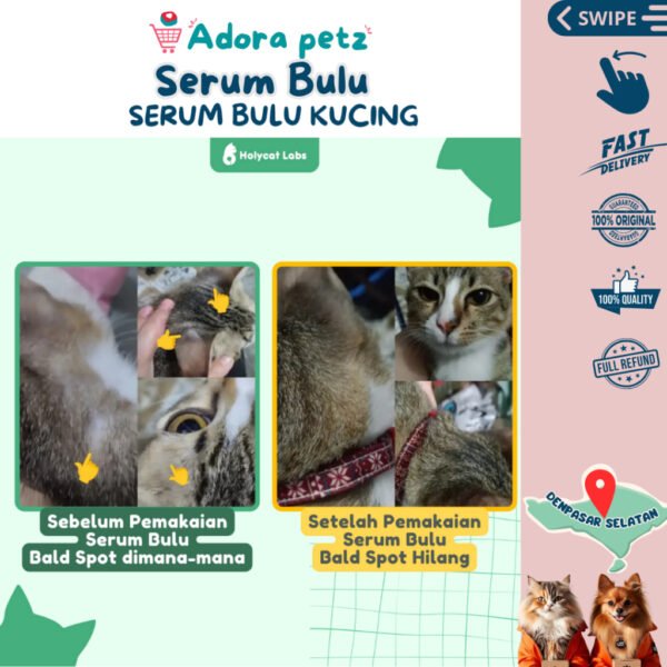 Serum Bulu HolyCatLabs untuk Kucing Anjing Kelinci - Image 3