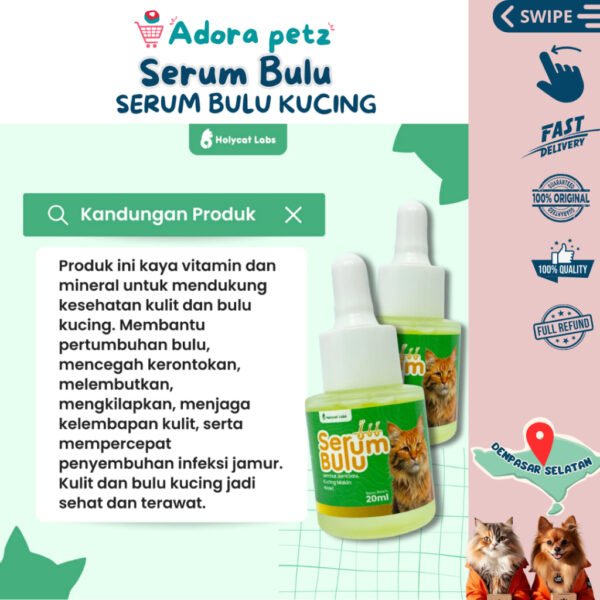 Serum Bulu HolyCatLabs untuk Kucing Anjing Kelinci - Image 4