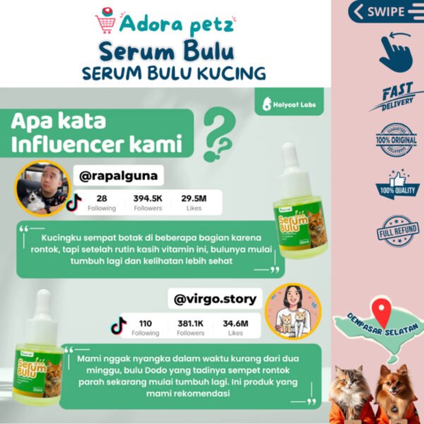 Serum Bulu HolyCatLabs untuk Kucing Anjing Kelinci - Image 6