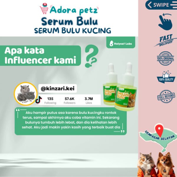 Serum Bulu HolyCatLabs untuk Kucing Anjing Kelinci - Image 7