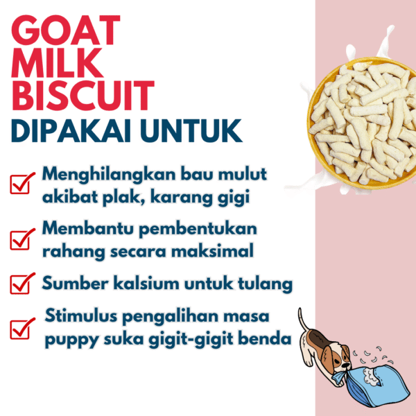Snack Anjing Kucing Biar Ga Bau Mulut, Tinggi Kalsium, Pawsitive Vibes Dried Snack - Image 2