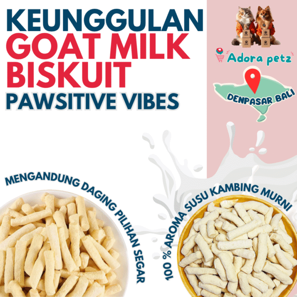 Snack Anjing Kucing Biar Ga Bau Mulut, Tinggi Kalsium, Pawsitive Vibes Dried Snack - Image 4