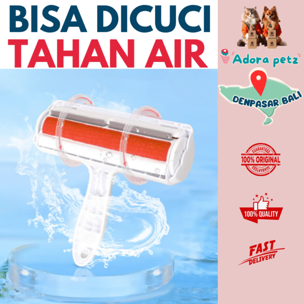 Roller Pembersih Bulu Kucing dan Anjing, Pet Hair Remover | Sikat Bulu Tanpa Baterai - Image 5