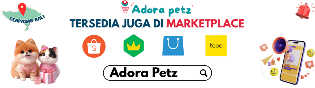 adora petz di shopee tokopedia blibli toco