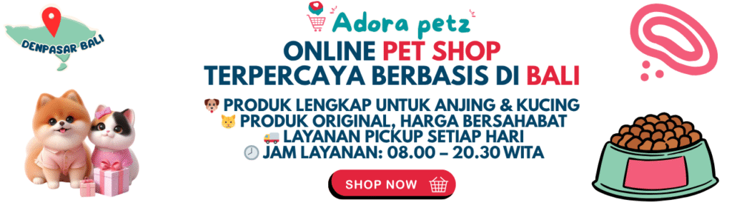 adora petz online pet shop bali