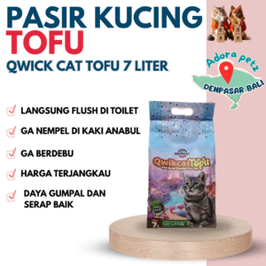 Pasir Kucing Tofu QwikCat 7 Liter Bali