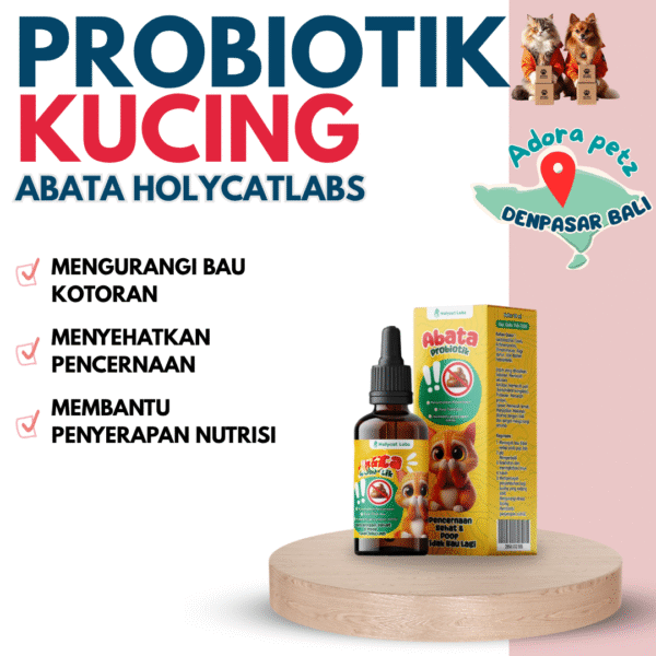 Abata Probiotik Pencernaan Anabul Sehat, Poop Ga Bau