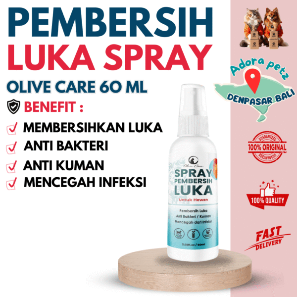 Spray Pembersih Luka Anabul Kucing Anjing 60 ml