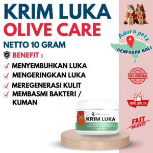 Krim Luka Olive Care Untuk Anabul Kucing Anjing Kelinci
