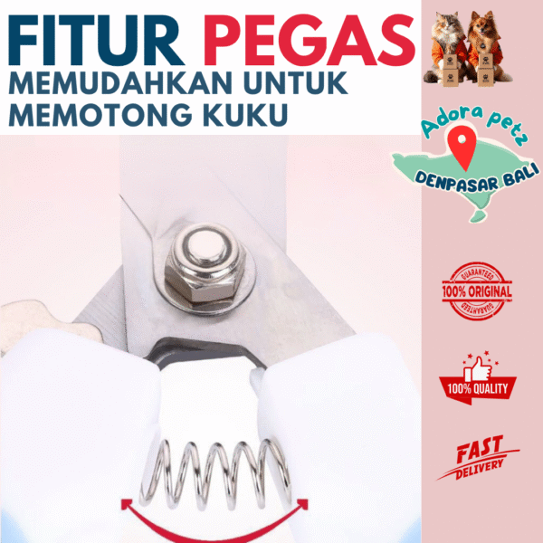 Gunting Kuku Besar + Kikiran Kuku Cocok untuk Anjing dan Kucing - Image 5