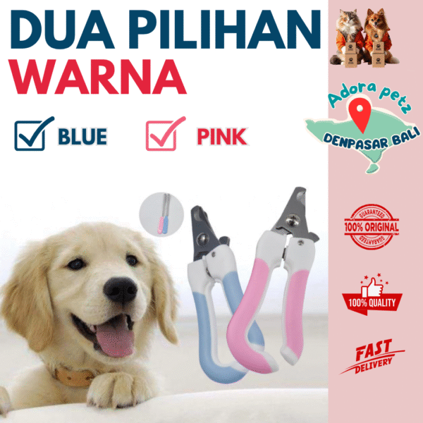 Gunting Kuku Besar + Kikiran Kuku Cocok untuk Anjing dan Kucing - Image 2
