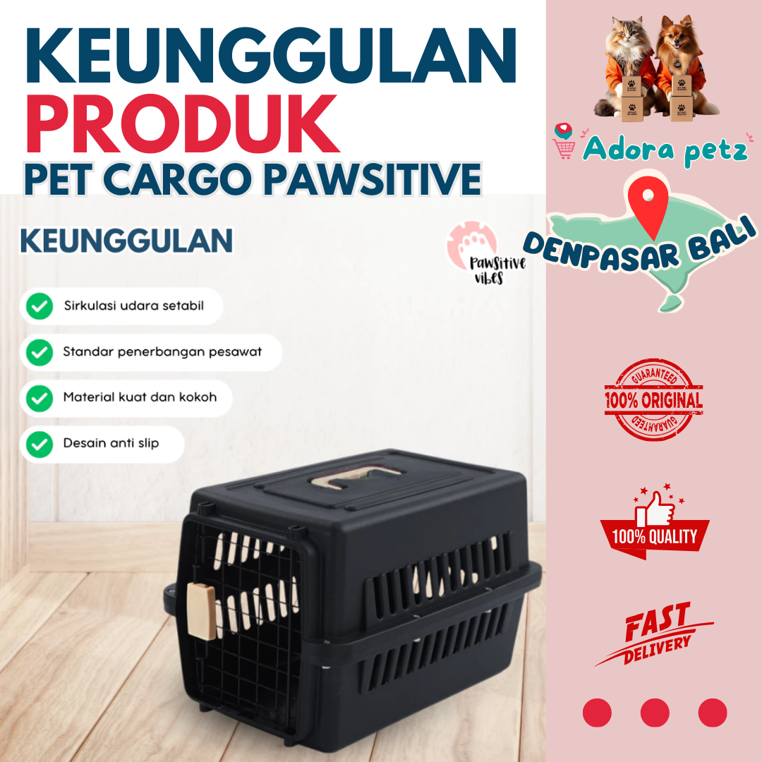 Pet cargo kucing anabul kecil ukuran 30 x 30 x 45 cm - Image 6