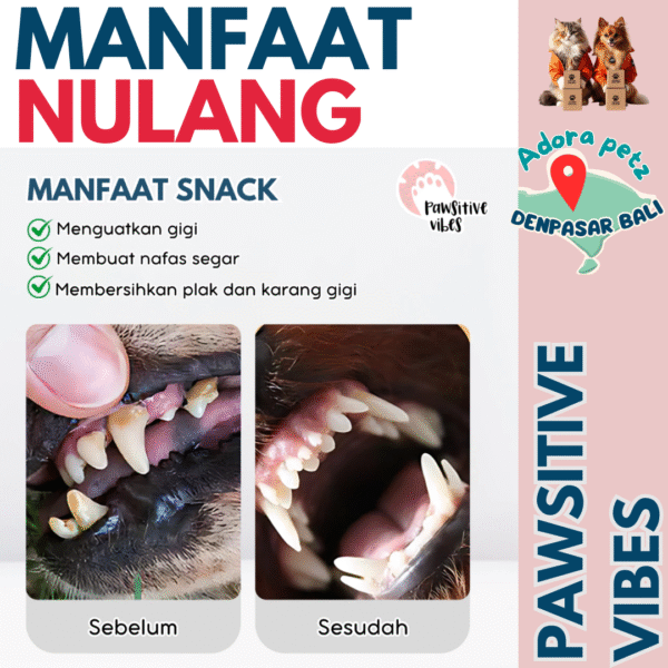 Rawhide Stick Kulit Sapi untuk Anjing : Membersihkan Gigi Mencegah Puppy Gigit Sembarangan - Image 7