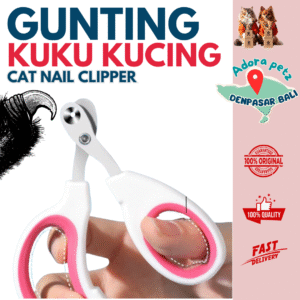 Gunting Kuku Kucing Kecil Model Ujung Bulat