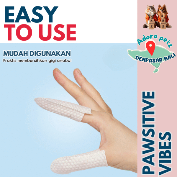 Tisu Jari Finger Wipes Dental Care Tisu Basah Bersihkan Gigi Mulut Telinga - Image 6