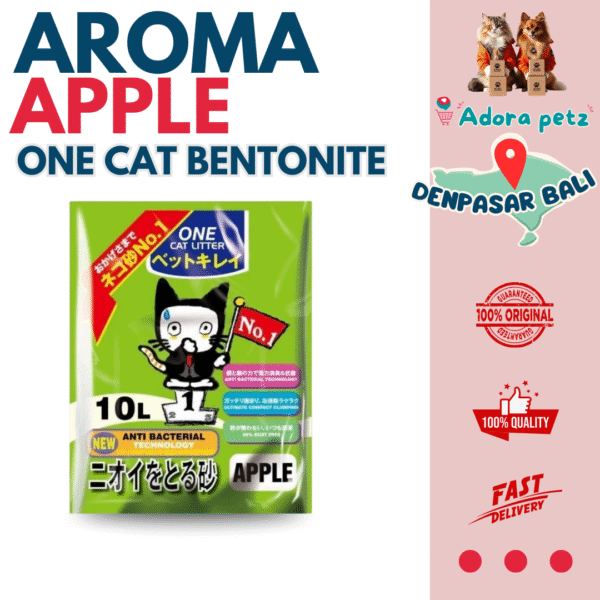 Pasir Kucing One Cat 10 Liter Bentonite - Image 3