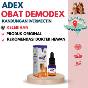 ADEX 10 ml Obat Demodex Anjing Bentuk Sirup Cair Aman & Direkom Dokter