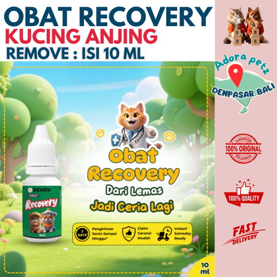 Suplemen Recovery Kucing & Anjing Remov 10ml Mempercepat Penyembuhan & Energi - Image 2