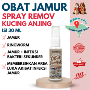 Obat Jamur Kucing & Anjing Spray Remov Anti Ringworm Infeksi Kulit Hewan