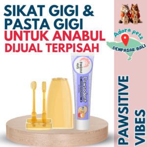 Sikat Gigi Silicon 3 in 1~ Pawsodent Pasta Gigi Anabul Dijual Terpisah