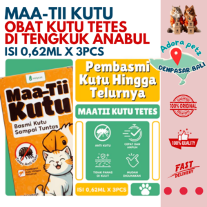 Maa-Tii Kutu Tetes Holycatlabs- Obat Anti Kutu Tetes di Tengkuk Anabul Fi