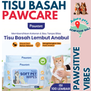 Tisu Basah Anabul Paw Care isi 100 lembar no alkohol